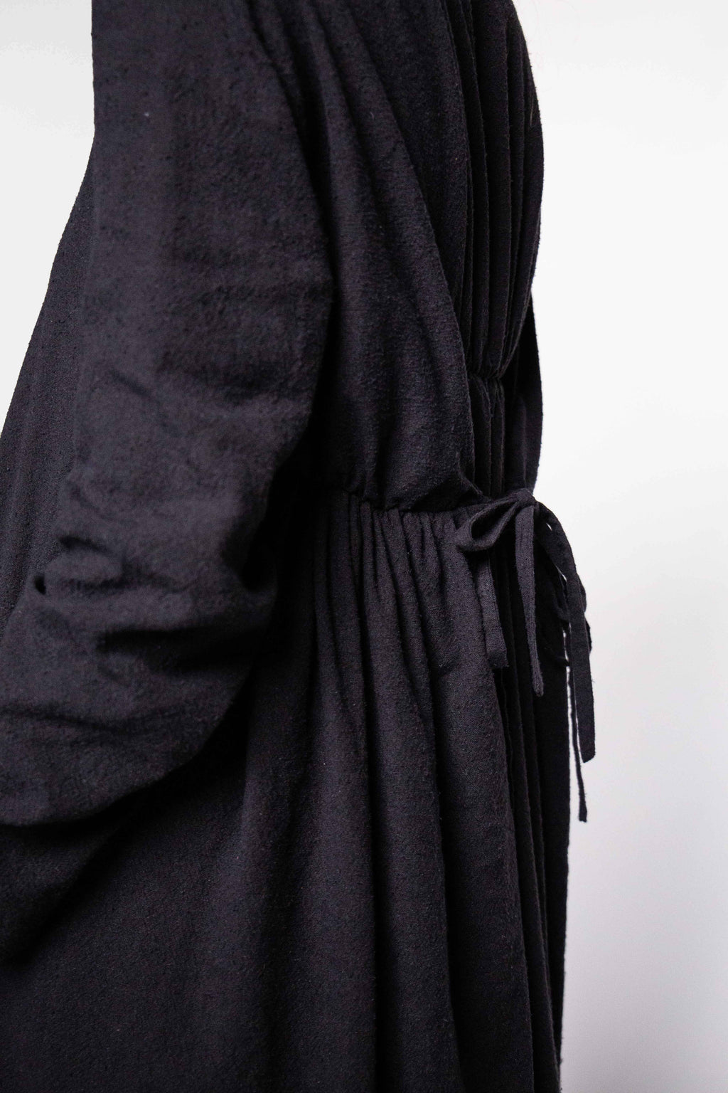 Emma dress, close up side view