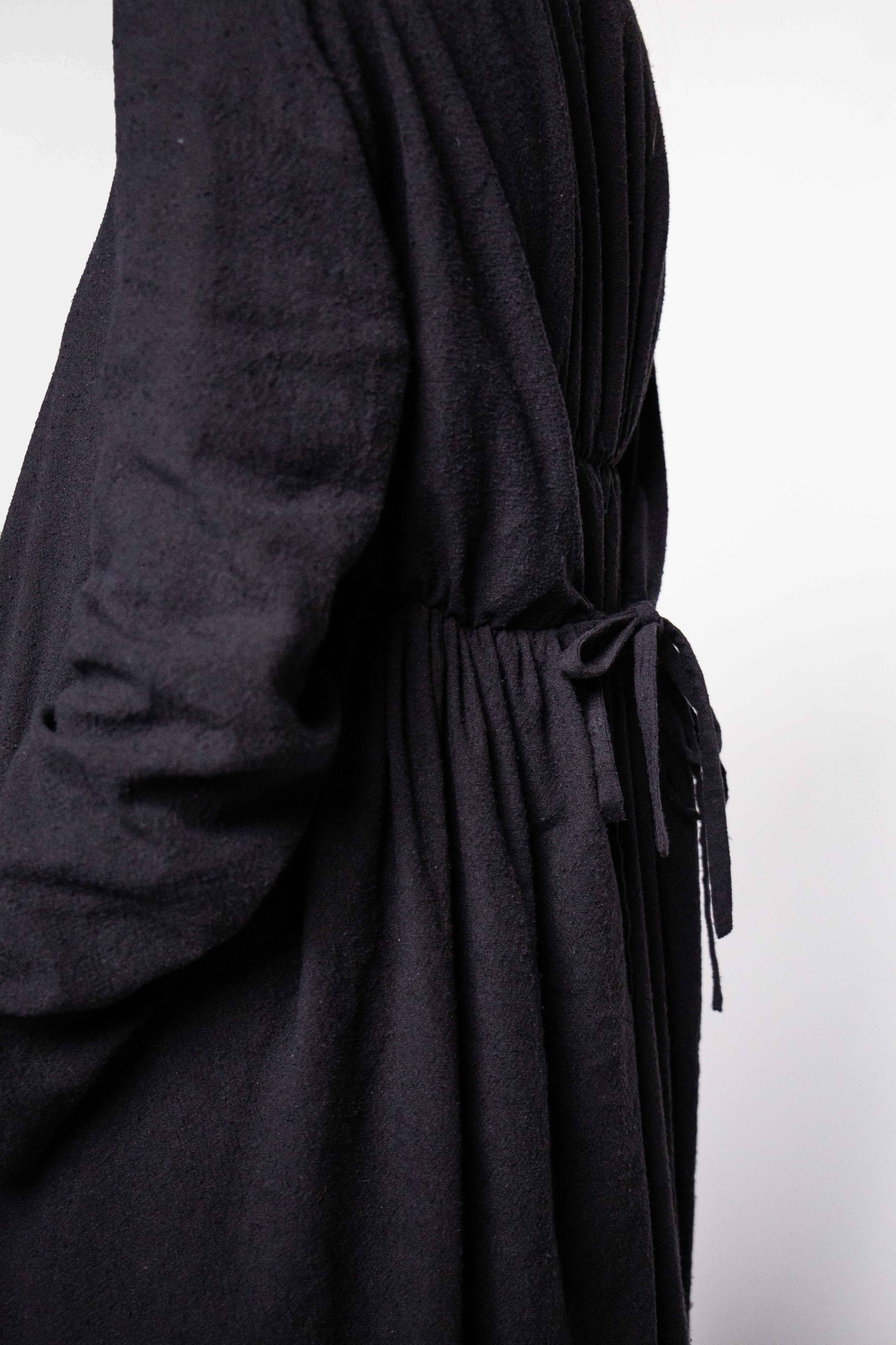 Emma dress, close up side view