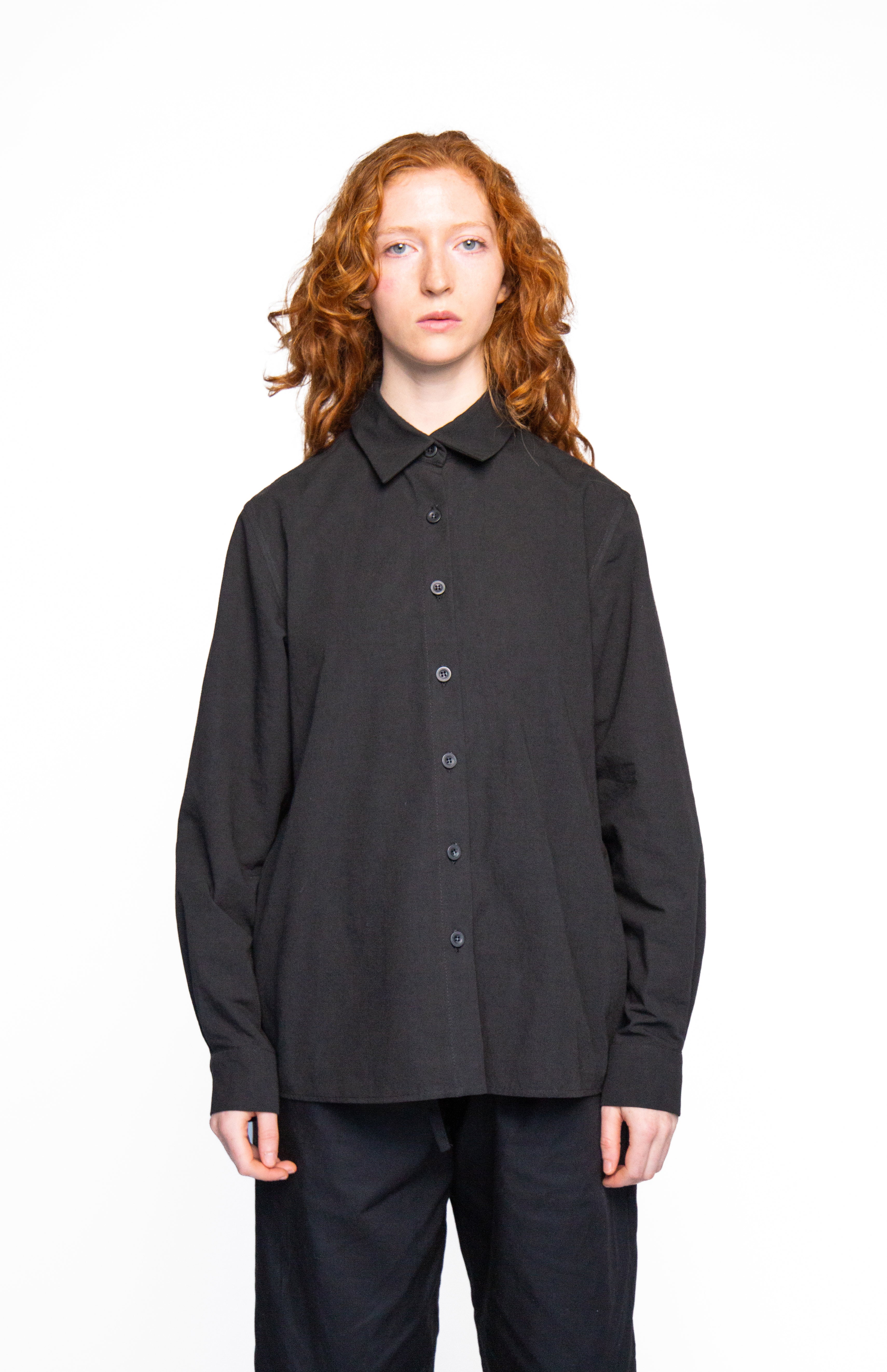 Fanny Black Shirt full front view