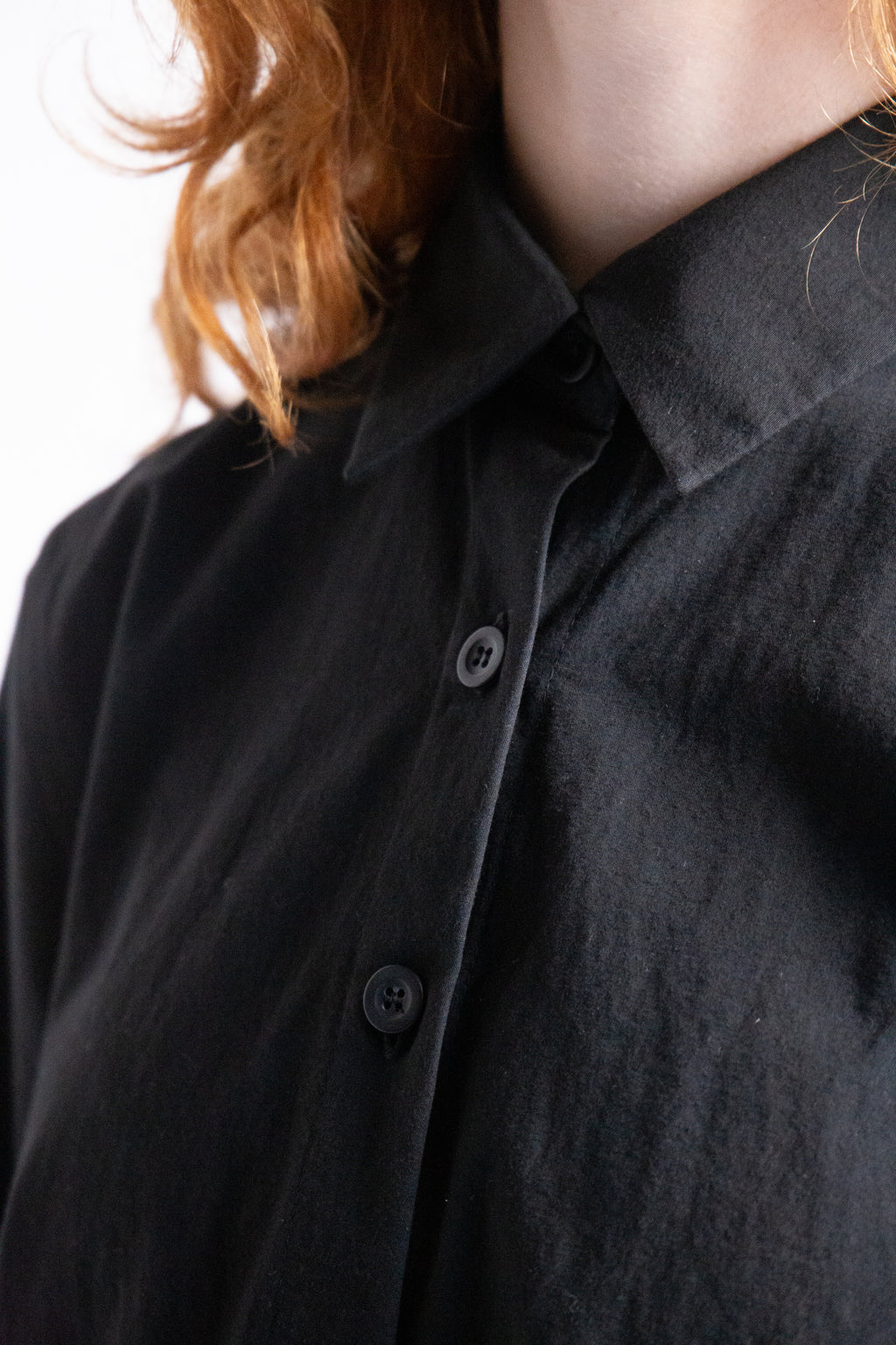 Fanny Black Shirt neck view