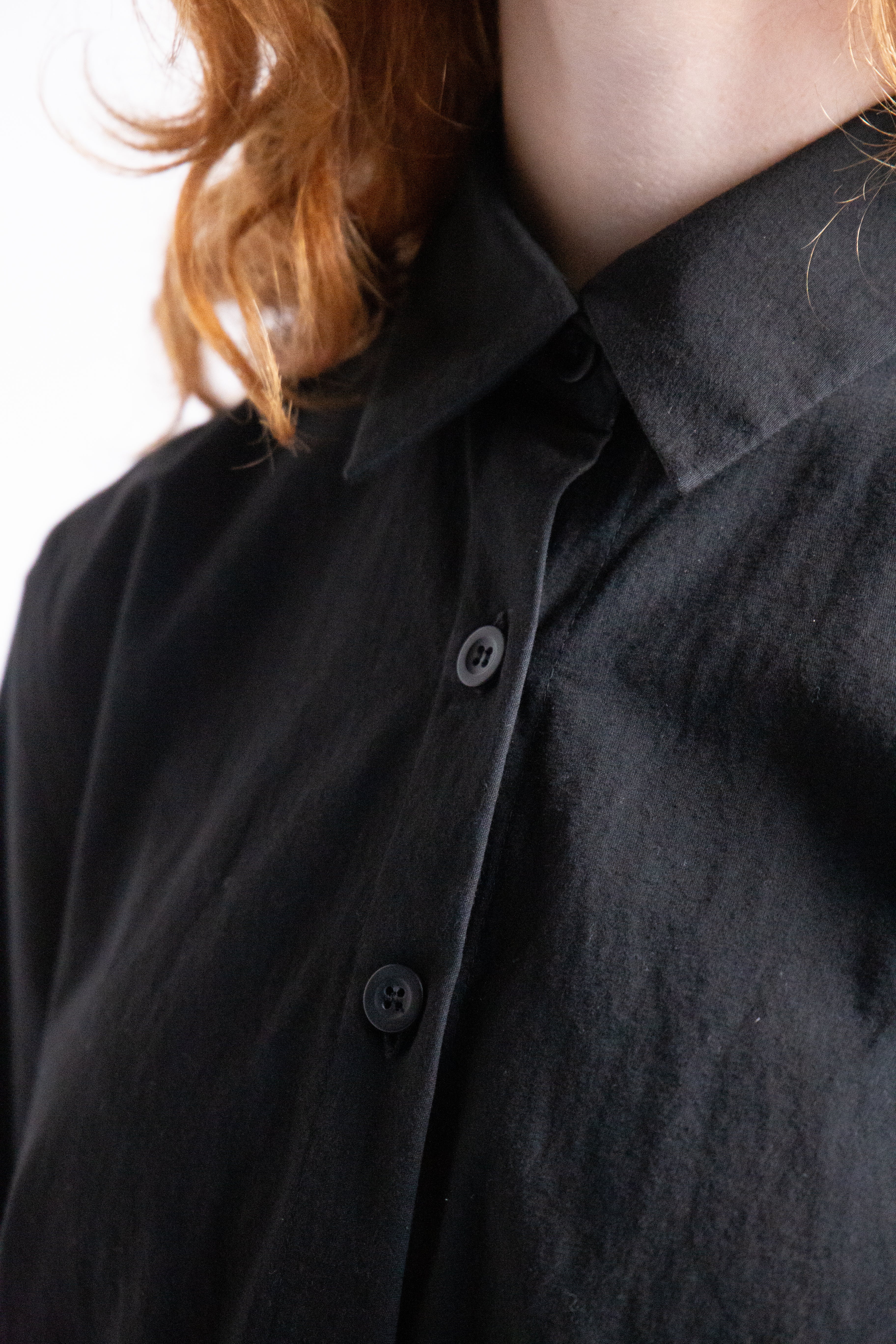 Fanny Black Shirt neck view